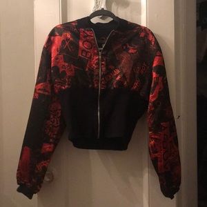 BOY London cropped bomber jacket